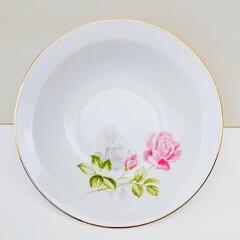 ★昭和レトロな薔薇柄のお皿★