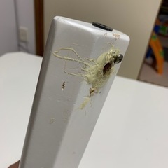 ジャンク品※急募【無料】こたつテーブル　ホワイト　105㎝×75㎝の画像