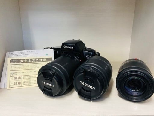 Canon eos 1000s フィルムカメラ EOS 一眼レフカメラ 交換レンズ 送料込み