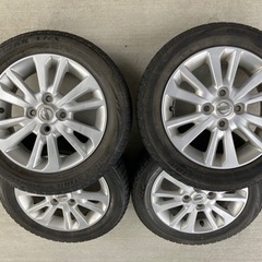 日産デイズルークス　純正アルミホイール 2本セット 日産 デイズ ルークス 純正 アルミホイール&タイヤセット - メルカリ