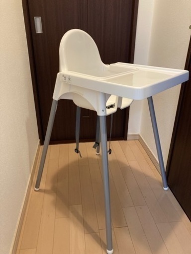 【最終値下げ】IKEA ベビーチェア　ホワイト　未使用