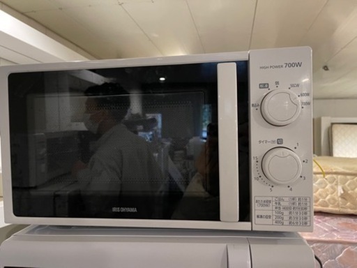 アイリスオーヤマ 電子レンジ 17L 50Hz ターンテーブル IMG-T177-5-W