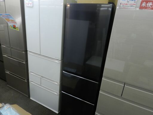 【配送無料】★美品★2019年製 日立 HITACHI R-V32KV K [冷蔵庫 (315L・右開き) 3ドア ブリリアントブラック]