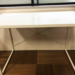 【11月まで】＼無料／ASPLUND シンプルデスク ホワイトの画像