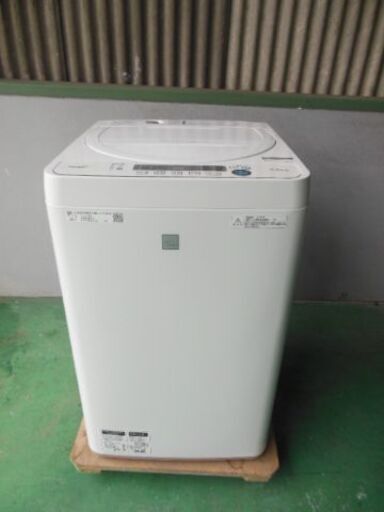 シャープ　洗濯機　ES-G4E7　2019年製　中古品