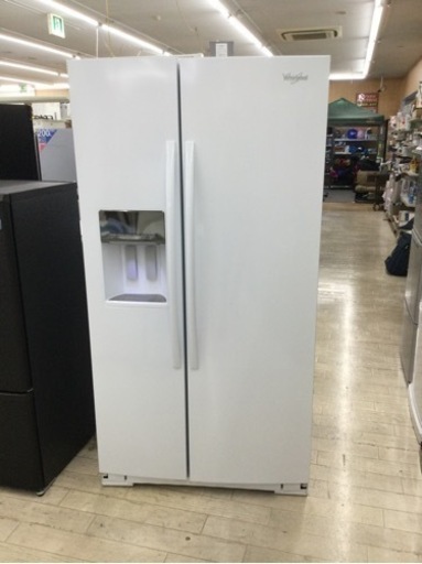 ☆11/9 【✨アメリカンサイズ!!✨】定価570，000円 whirlpool/ワールプール 693L 観音開き 大型冷蔵庫 ディスペンサー付き GSC25CE 日本ゼネラル アプラィアンス株式会社 GSC25C4EYW02