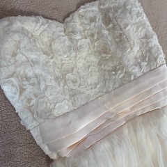 新品‼️花嫁ウエディングドレス 二次会 結婚式 肩バンドつき！前撮りの画像