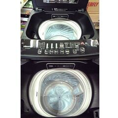 洗濯機 5.5kg 2019年製 ハイセンス HW-G55E5KK ブラック/黒色 全自動洗濯機