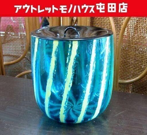 茶道具 ガラス水指 上越クリスタル硝子 茶器 札幌市北区屯田