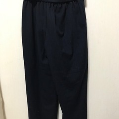 ワイドパンツ　紺　ネイビーの画像