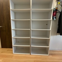 差し上げます！大型棚　ホワイト（組み立て式）