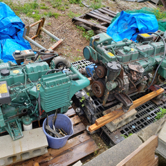 ボルボSXドライブエンジン(船用)AD-41とAD-31 2機セット