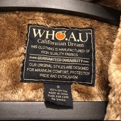 WHO.A.Uフーアーユー起毛ジャケットSサイズ アメリカンカジュアルブランドの画像