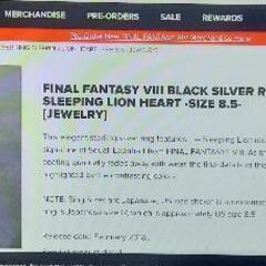 Final Fantasy Silver Ringの画像