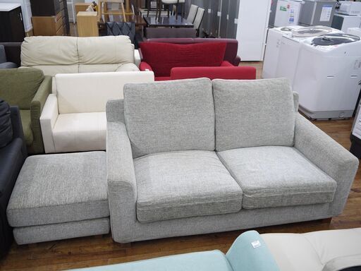 NOYESのオットマン付き2人掛けソファのご紹介！【トレファク入間店家具紹介21-11】