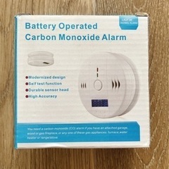 一度のみ使用した一酸化炭素警報機の画像