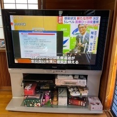 【50インチ】Panasonic ビエラプラズマテレビ　専用台付き