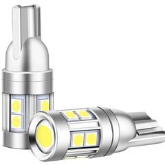 【新品・未使用】T10 LED ホワイト 爆光 12V 超拡散角...