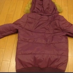 ★★パープル★中綿コート★160㎝★★★の画像