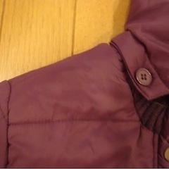 ★★パープル★中綿コート★160㎝★★★の画像