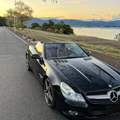 SL350後期316ps赤革!左ハン!社外ナビ!ステンマフラー!...