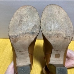 COACH キャメルブーティ　サイズ23.5㎝の画像