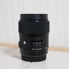 【最終値下げ・中古】SIGMA ART 35mm F1.4 DG HSM ［キヤノン用］F１.4の明るいレンズ