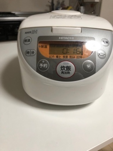 HITACH社の炊飯器