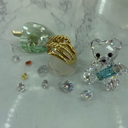 【中古品】k18 デザインリング　11号　4.5g［200］