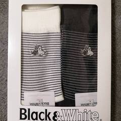 ブラック＆ホワイト Black＆White メンズ ソックスセッ...