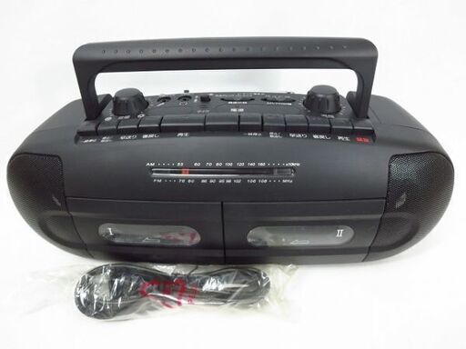 美品☆ラジカセ STAYER ステイヤー CWRA Wカセット 2電源 ラジオ カセットテープ