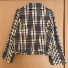 チェック柄　ジャケット　11号の画像