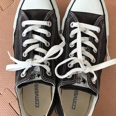 CONVERSE　コンバース　定番スニーカー　オールスター　ローカット　黒　US6.5　25センチ　ユニセックスの画像