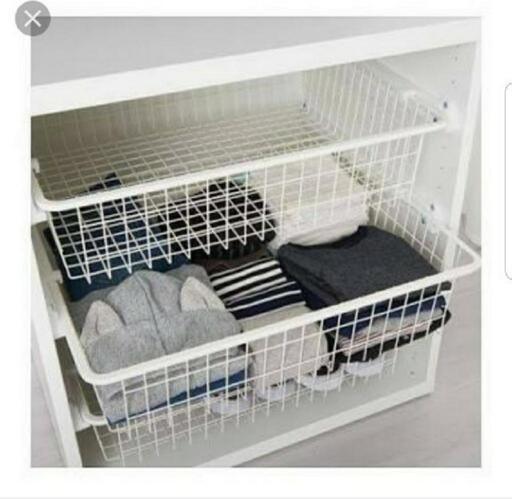 【お話し中】IKEA　パックス 引出し×2.棚板.仕切り板　PAX　ワードロープ