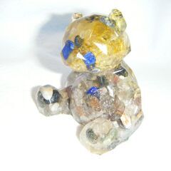 【値下げ】　クマ型　オルゴナイト　①の画像