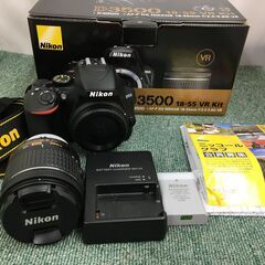 Nikon ニコン　デジタル一眼レフ　カメラ　D3500　18-55VR　レンズキット　中古品