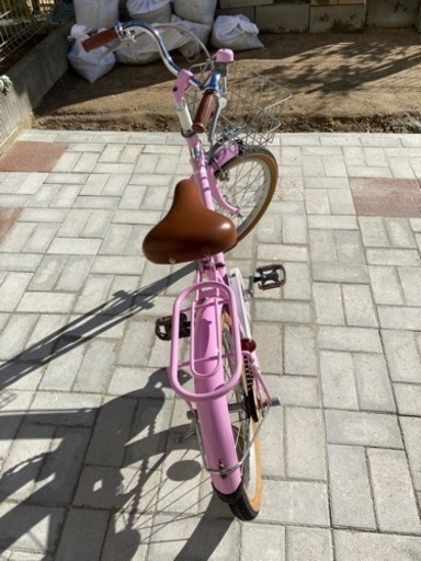 18インチ　子供用自転車　ピンク