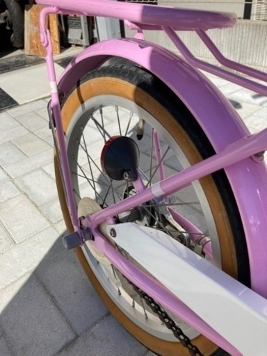 18インチ　子供用自転車　ピンク