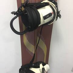 ♪【値下げしました】SIMS スノーボード板 ビンディング付 全長148㎝ ウインタースポーツ スノボ (NF211027) 303-260 Wの画像