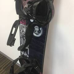 ♪【値下げしました】CSB スノーボード板 ビンディング付 全長151㎝ ウインタースポーツ スノボ (NF211026) 303-256 Wの画像