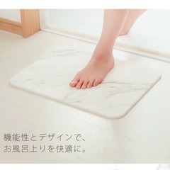 新品未使用品　珪藻土バスマットの画像