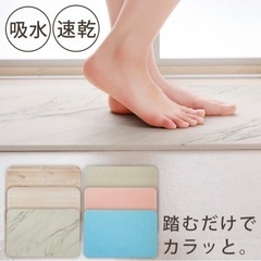 新品未使用品　珪藻土バスマットの画像
