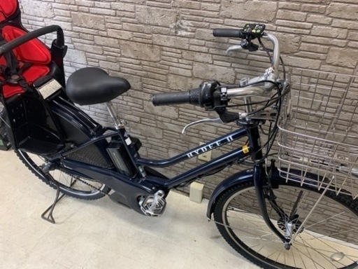 感謝祭SALE 東京23区配達無料　新基準 ブリヂストン ＨＹＤＥＥ-Ⅱ(ハイディ ツー) 8.7Ah リチウム 電動自転車 中古26☆