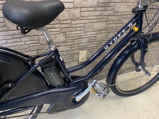 感謝祭SALE 東京23区配達無料　新基準 ブリヂストン ＨＹＤＥＥ-Ⅱ(ハイディ ツー) 8.7Ah リチウム 電動自転車 中古26☆