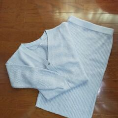 大幅値下げ！新品未使用！！GUニットセットアップの画像