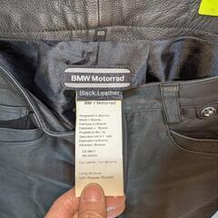 BMW Motorrad BLACK LEATHER 本革 シングルライダース の画像
