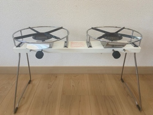 イワタニプリムス　ツーバーナー　ホワイト