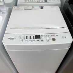 送料・設置込み　洗濯機　5.5kg Hisense 2019年