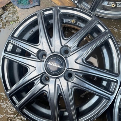 13インチ　軽自動車用　アルミホイール　グレー