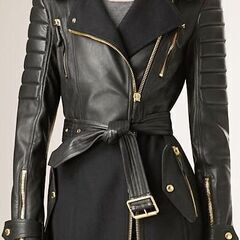 本羊革 ジャケット レザーコート ロングトレンチコート Sheep Leather